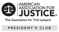 American Association For Justice | The Association for Trial Lawyers | President's Club